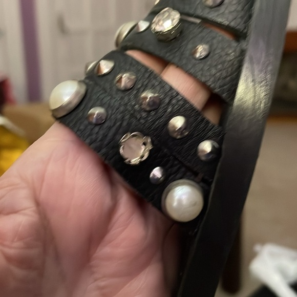 Steve Madden Galaxy, leather strap, sandals size 7 1/2 - Picture 6 of 8